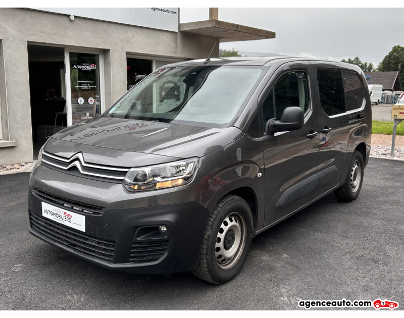 Achat voiture occasion, Auto occasion pas cher | Agence Auto Citroen Berlingo Utilitaire XL 1.5 BlueHDi 16V Cabine approfondie 130 cv Gris Année: 2021 Automatique Diesel