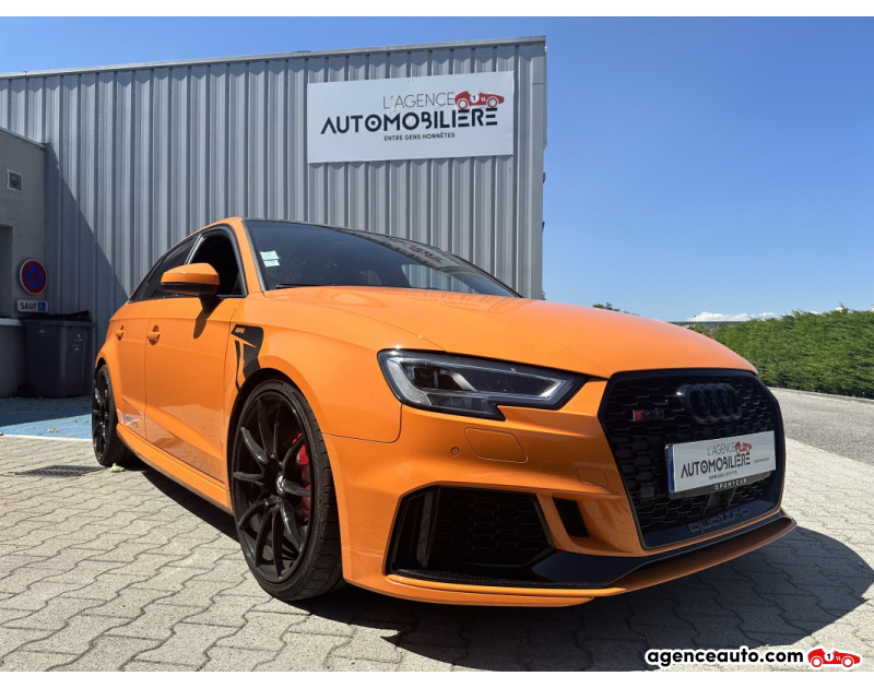 Achat voiture occasion, Auto occasion pas cher | Agence Auto Audi RS3 sportback 2.5 TFSi  Quattro S-Tronic 400CV BVA Orange Année: 2019 Automatique Essence