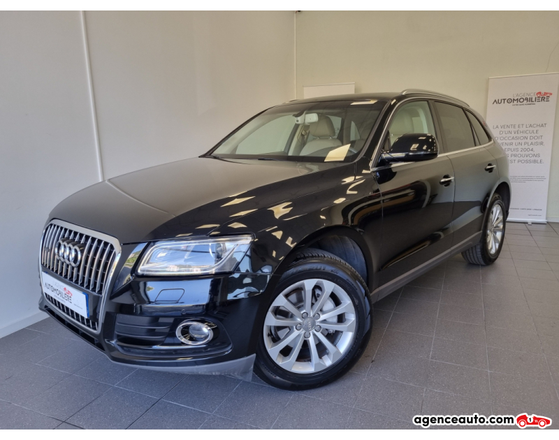 Achat voiture occasion, Auto occasion pas cher | Agence Auto Audi Q5 2.0 TDI 16V Quattro S-Tronic7 190 cv BA AMBITION LUXE  - TOIT PANORAMIQUE Noir Année 2015 Automatique Diesel