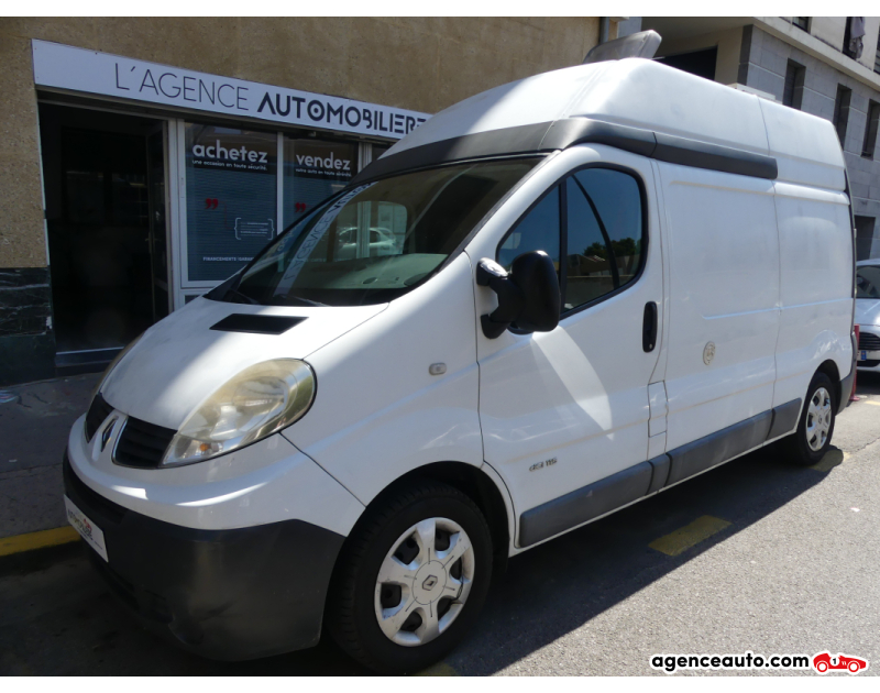 Achat voiture occasion, Auto occasion pas cher | Agence Auto Renault Trafic FOURGON L2H2 aménagé DCI 115 Blanc Année 2008 Manuelle Diesel