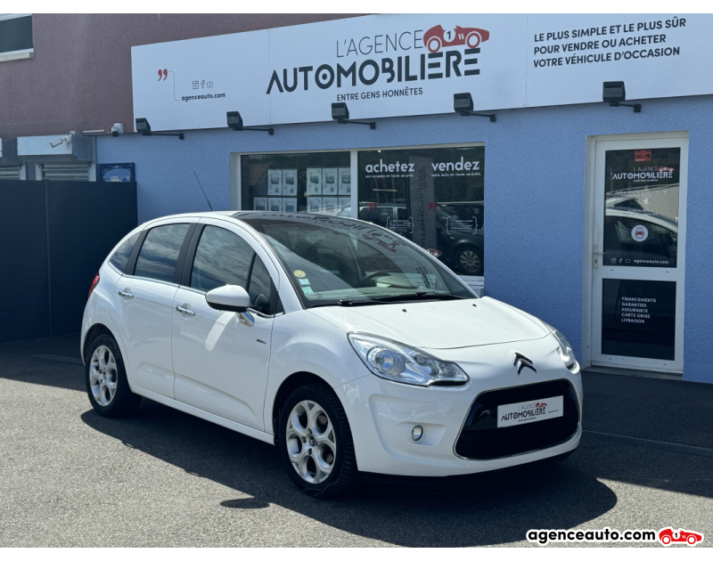 Achat voiture occasion, Auto occasion pas cher | Agence Auto Citroen C3 II 1.6 HDi 90cv Airdream Blanc Année 2010 Manuelle Diesel