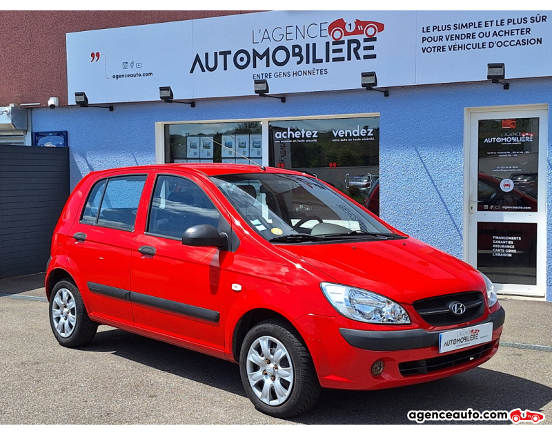 Gebrauchtwagenkauf, Günstige Gebrauchtwagen | Automobilienagentur Hyundai Getz 1.5 CRDi 88cv 16V CLIM 5P 1ERE MAIN Rot Jahr 2009 Hand-Schaltgetriebe Diesel