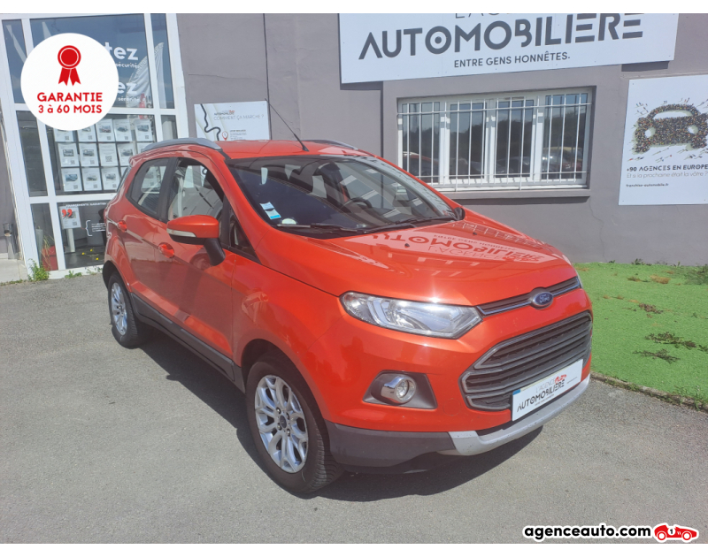 Achat voiture occasion, Auto occasion pas cher | Agence Auto Ford Ecosport 1.5 TDCI 95 CV TITANIUM Rouge Année: 2016 Manuelle Diesel