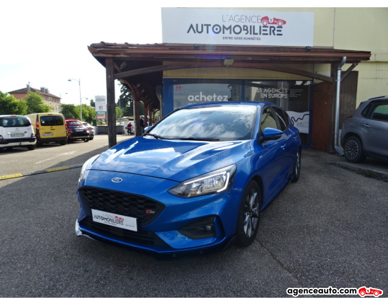 Gebrauchtwagenkauf, Günstige Gebrauchtwagen | Automobilienagentur Ford Focus 1.0 ECOBOOST 125 ST-LINE Blau Jahr: 2019 Hand-Schaltgetriebe Benzin