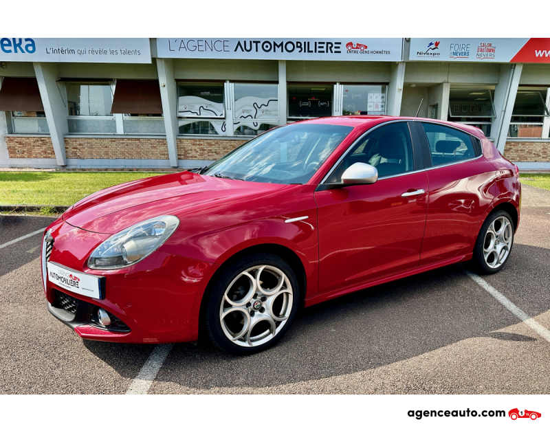 Compra de Coches Usados, Coches Usados Baratos %'|'% Agence Auto Alfa Romeo Giulietta 1.6 JTDM 120 SUPER S&S/Sellerie cuir noir Rouge Año 2019 Manuelle Diesel
