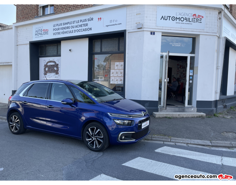 Aankoop Gebruikte Auto, Goedkope Gebruikte Auto | Agence Auto Citroen C4 Picasso II 2.0 BlueHDi Shine 16V FAP S&S 150 cv 6 MOIS GARANTIE Bleu Jaar 2017 Manuelle Diesel