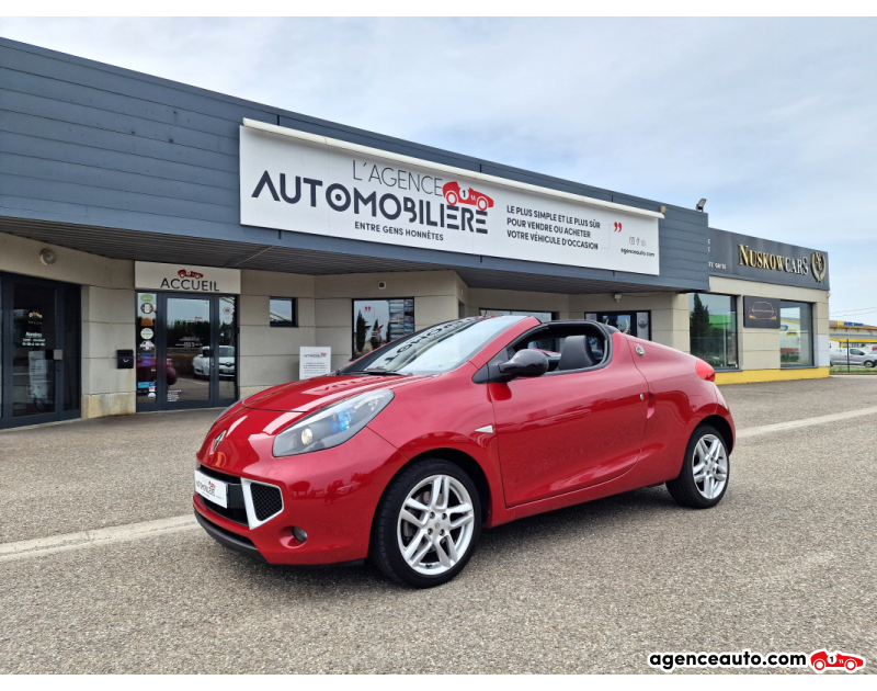 Achat voiture occasion, Auto occasion pas cher | Agence Auto Renault Wind 1.2 101 cv Rouge Année 2010 Manuelle Essence