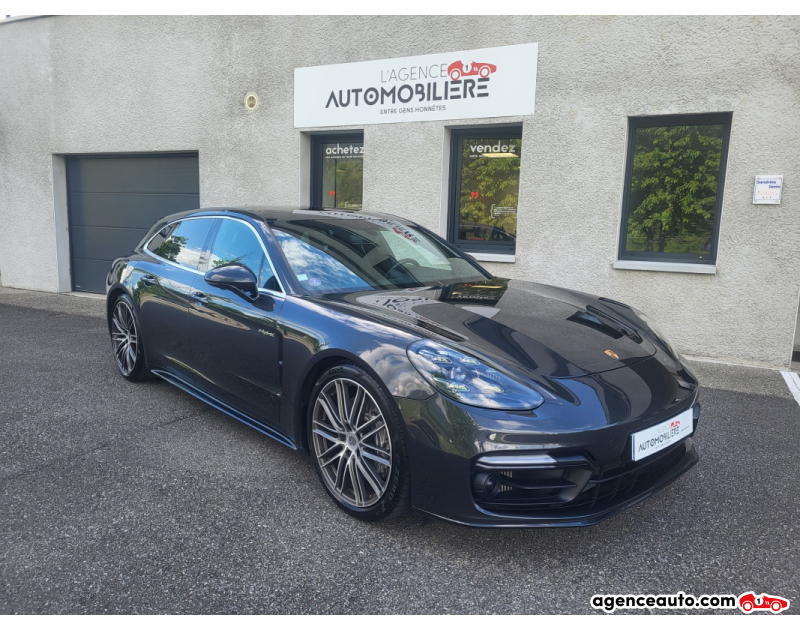 Aankoop Gebruikte Auto, Goedkope Gebruikte Auto | Agence Auto Porsche Panamera PANAMERA II 2.9 V6 SPORT TURISMO 462CV E HYBRIDE Noir Jaar 2018 Automatique Hybride rechargeable