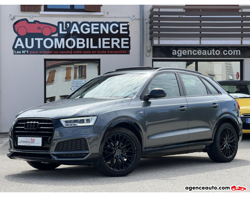 Aankoop Gebruikte Auto, Goedkope Gebruikte Auto | Agence Auto Audi Q3 2.0 tdi 150 S-LINE COMPETITION Grijs Jaar 2018 Handgeschakelde auto Diesel