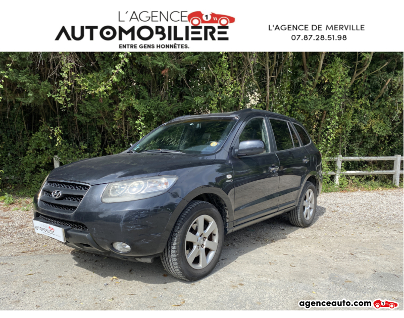Achat voiture occasion, Auto occasion pas cher | Agence Auto Hyundai Santa Fe 2.2 CRDi Pack Luxe 4WD Noir Année 2006 Manuelle Diesel