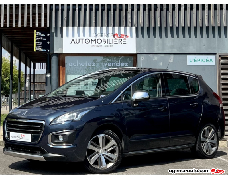 Compra de Coches Usados, Coches Usados Baratos %'|'% Agence Auto Peugeot 3008 (Phase 2) 2.0 HDi 163ch Féline BVA Bleu Año 2014 Automatique Diesel