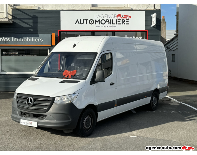 Achat voiture occasion, Auto occasion pas cher | Agence Auto Mercedes Sprinter 314 CDI 43S LONG L4 H2 143ch BVM6 Blanc Année 2019 Manuelle Diesel