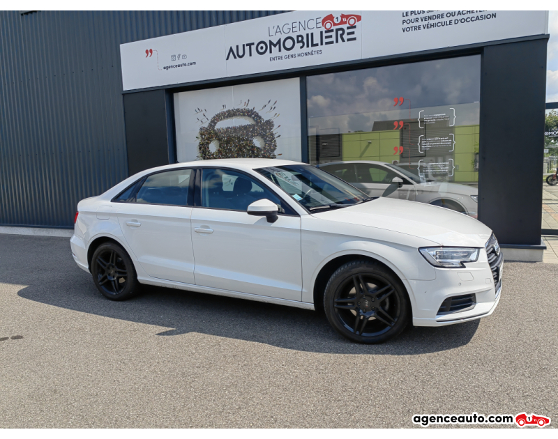 Achat voiture occasion, Auto occasion pas cher | Agence Auto Audi A3 Berline 1.5 tfsi s tronic ambition luxe Blanc Année 2018 Automatique Essence