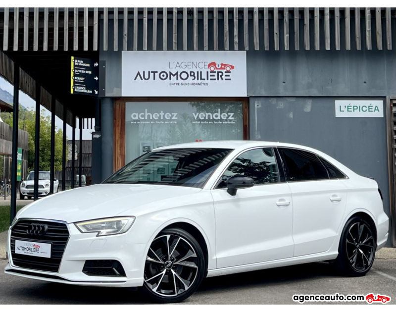 Compra de Carros Usados, Carros Usados Baratos | Auto Immo Audi A3 Limousine 1.4 TFSi CoD 150ch Sport Blanc Ano 2016 Manuelle Essence