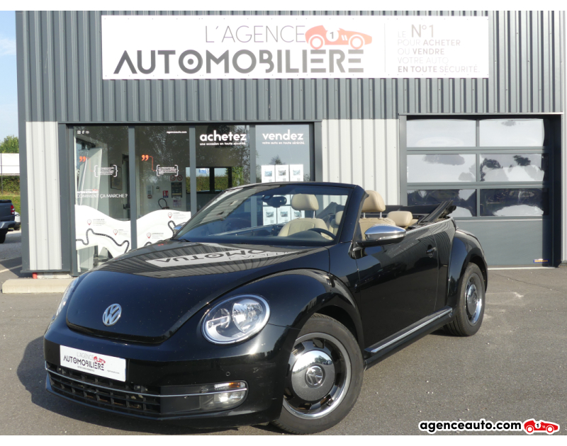 Achat voiture occasion, Auto occasion pas cher | Agence Auto Volkswagen Coccinelle Cabriolet TDI 105 BVM5 Noir Année 2013 Manuelle Diesel