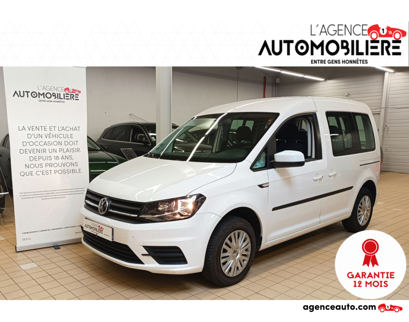 Compra de Coches Usados, Coches Usados Baratos %'|'% Agence Auto Volkswagen Caddy CADDY 2.0 TDI 16V 102CH TRENDLINE Blanc Año 2017 Manuelle Diesel