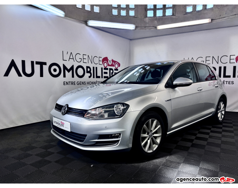 Achat voiture occasion, Auto occasion pas cher | Agence Auto Volkswagen Golf 1.6 TDI 110 BLUEMOTION TECHNOLOGY LOUNGE Gris Année 2016 Manuelle Diesel