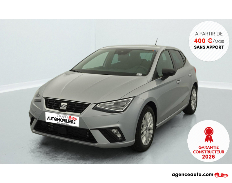 Achat voiture occasion, Auto occasion pas cher | Agence Auto Seat Ibiza 1.0 EcoTSI 110 FR BVM6 (Neuf, CarPlay, Aide à la conduite full) Noir Année 2024 Manuelle Essence