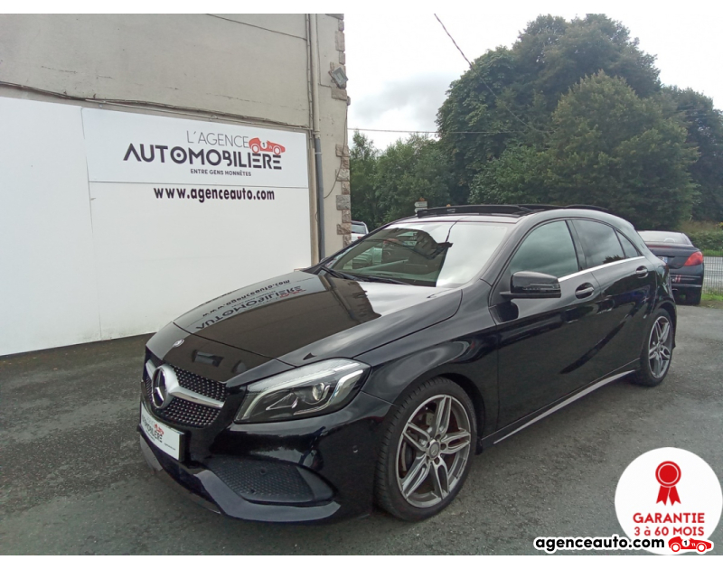 Achat voiture occasion, Auto occasion pas cher | Agence Auto Mercedes Classe A 1.6 180 120 FASCINATION 7G-DCT BVA Noir Année 2016 Automatique Essence