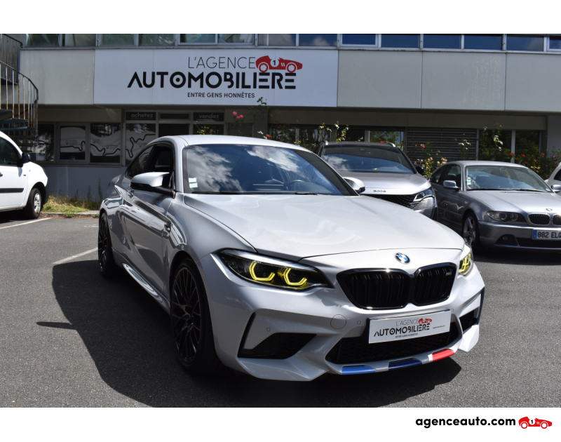 Compra de Coches Usados, Coches Usados Baratos %'|'% Agence Auto Bmw M2 LCI Competition 3.0 i DKG 411 cv Boîte auto Immat FR Gris Año 2018 Automático Gasolina