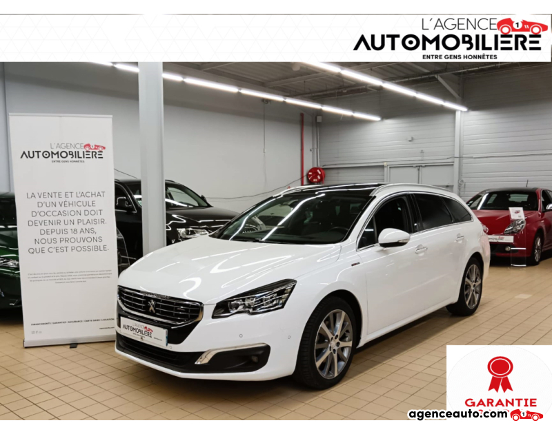 Compra de Carros Usados, Carros Usados Baratos | Auto Immo Peugeot 508 SW 2.0 BLUEHDI 150 S&S GT LINE Blanc Ano 2015 Manuelle Diesel