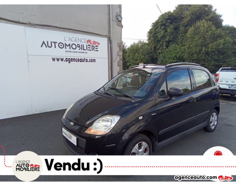 Aankoop Gebruikte Auto, Goedkope Gebruikte Auto | Agence Auto Chevrolet Matiz 0.8 50 MANIA Noir Jaar 2009 Manuelle Essence