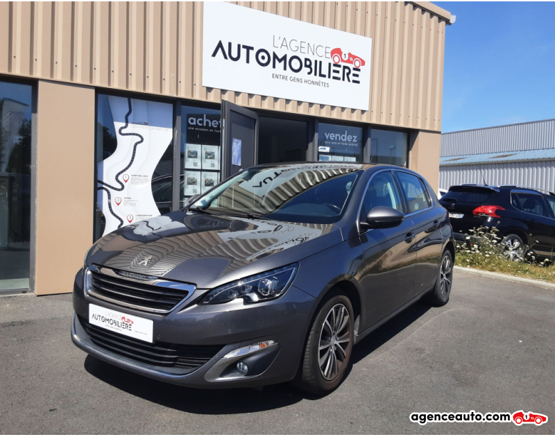 Achat voiture occasion, Auto occasion pas cher | Agence Auto Peugeot 308 1.6 BLUEHDI 120 S&S ALLURE Gris Année 2016 Manuelle Diesel