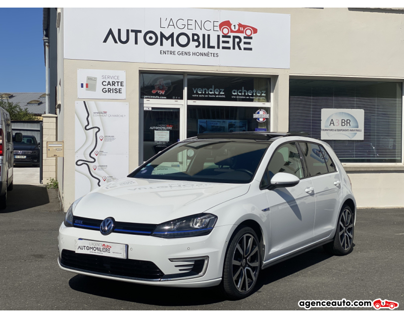 Aankoop Gebruikte Auto, Goedkope Gebruikte Auto | Agence Auto Volkswagen Golf 1.4 TSI HYBRIDE 204Ch GTE BVA DSG6 - ORIGINE FRANCE Grijs Jaar 2016 Automatische auto Benzine,Elektrisch