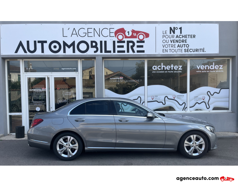 Gebrauchtwagenkauf, Günstige Gebrauchtwagen | Automobilienagentur Mercedes Classe C 220D EXECUTIVE 170 CV 7G-TRONIC PLUS Gris Jahr 2015 Automatique Diesel