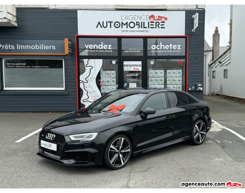Achat voiture occasion, Auto occasion pas cher | Agence Auto Audi RS3 Berline 8V2 2.5 TFSI 400ch S-Tronic 7 Sedan QUATTRO Noir Année 2019 Automatique Essence