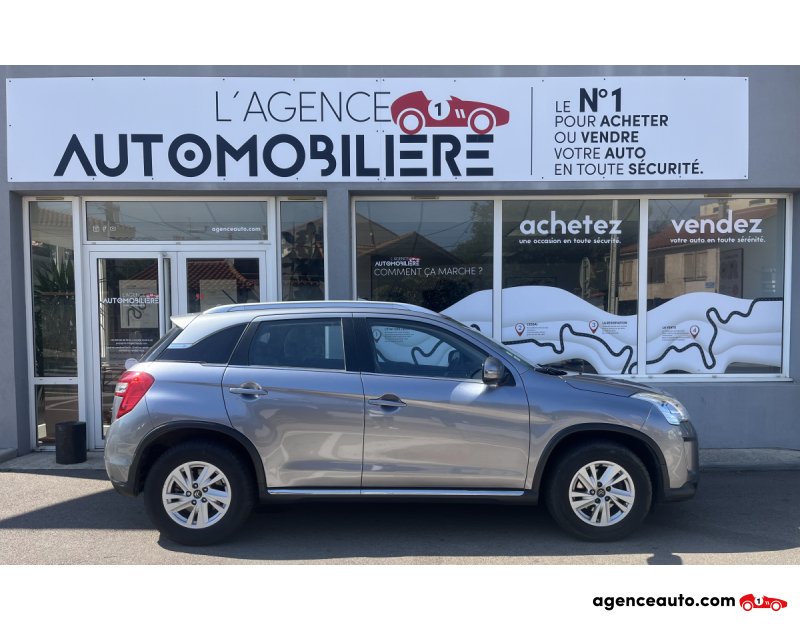 Achat voiture occasion, Auto occasion pas cher | Agence Auto Citroen C4 Aircross 1.6 HDi 115 CV FEEL EDITION 1ERE MAIN Gris Année 2015 Manuelle Diesel