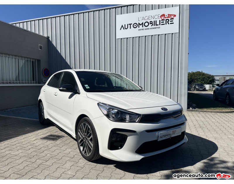 Compra de Coches Usados, Coches Usados Baratos %'|'% Agence Auto Kia Rio 1.0 T-GDI 120ch  GT LINE Blanc Año 2018 Manuelle Essence