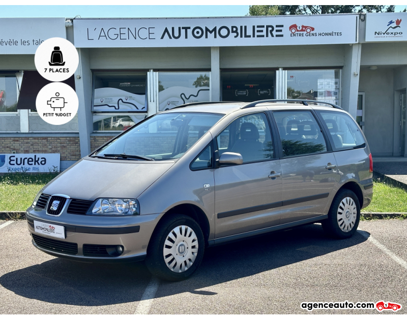 Achat voiture occasion, Auto occasion pas cher | Agence Auto Seat Alhambra 1.9 TDI 115 ch REFERENCE 6 vitesses/7 places/Faible kilommétrage Gris Année 2007 Manuelle Diesel