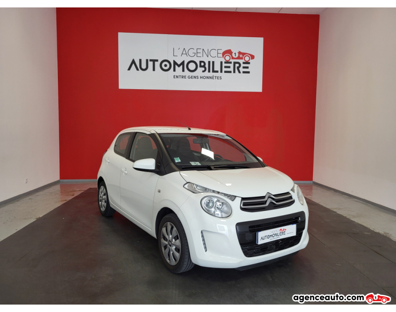 Achat voiture occasion, Auto occasion pas cher | Agence Auto Citroen C1 1.0 VTI 72 S&S 5P Blanc Année 2021 Manuelle Essence