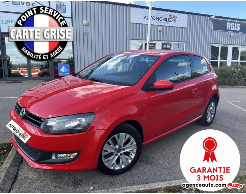 Achat voiture occasion, Auto occasion pas cher | Agence Auto Volkswagen Polo 1.2 TSi 105 cv confort Rouge Année 2013 Manuelle Essence