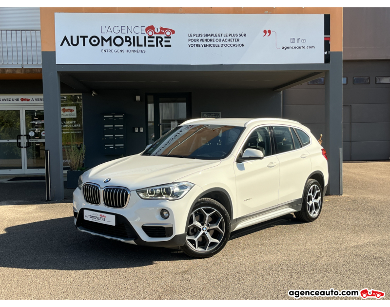 Achat voiture occasion, Auto occasion pas cher | Agence Auto Bmw X1 18i sDrive 1.5i 136 cv X-Line - 1ère main/Caméra/Radar AV-AR/Système anti-collision/Régulateur Blanc Année 2017 Manuelle Essence