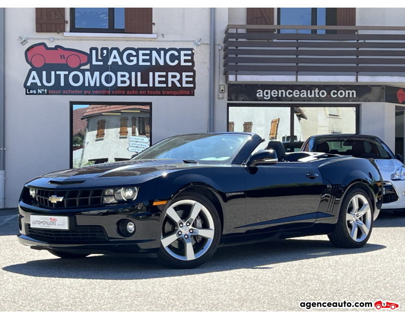 Compra de Coches Usados, Coches Usados Baratos %'|'% Agence Auto Chevrolet Camaro 6.2 V8 405ch CABRIOLET BVA Noir Año 2012 Automatique Essence