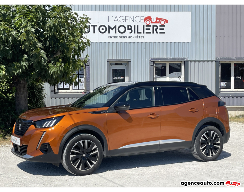 Achat voiture occasion, Auto occasion pas cher | Agence Auto Peugeot 2008 GT PACK 1.2 puretech 130ch Orange Année 2021 Manuelle Essence