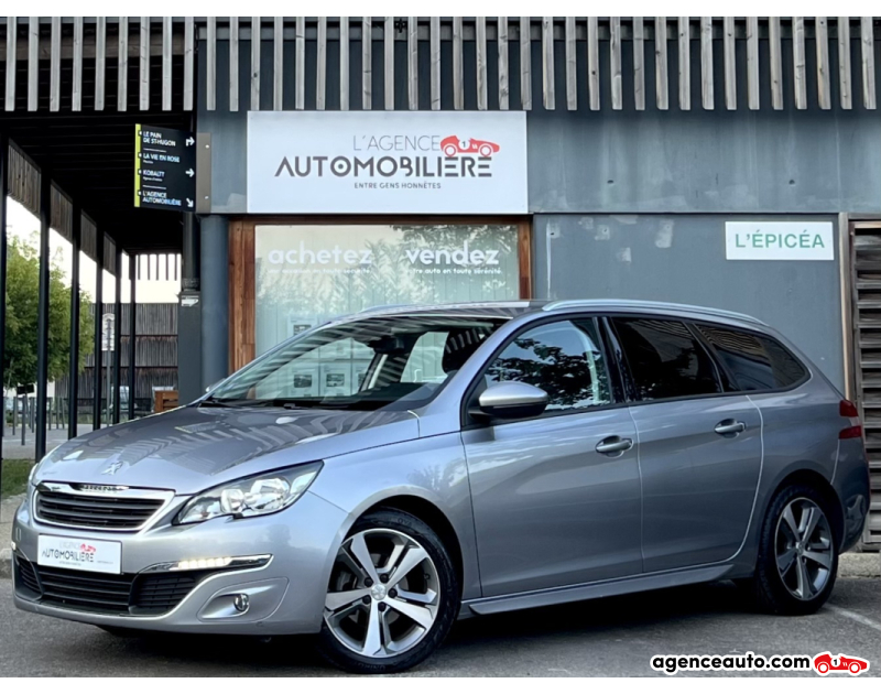 Compra de Carros Usados, Carros Usados Baratos | Auto Immo Peugeot 308 SW 1.2 THP 110ch Style Cinzento Ano 2017 Manual Gasolina