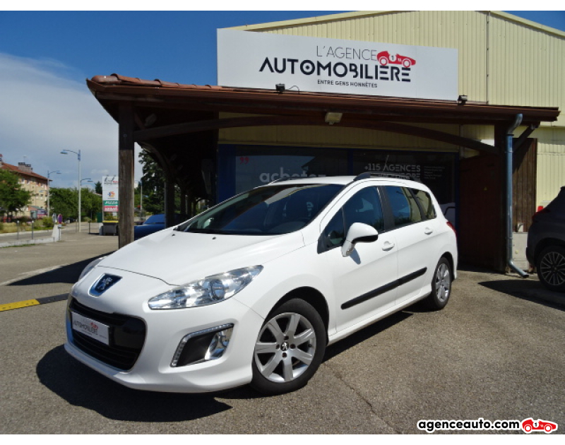 Achat voiture occasion, Auto occasion pas cher | Agence Auto Peugeot 308 GENERATION-I SW 1.6 HDI 110 CONFORT Blanc Année 2013 Manuelle Diesel
