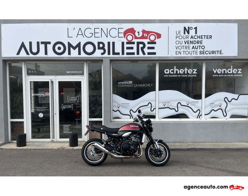 Achat voiture occasion, Auto occasion pas cher | Agence Auto Kawasaki Z900 RS 112 CV Rouge Année 2023 Manuelle Essence
