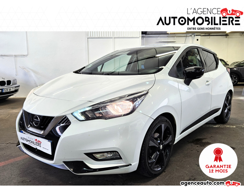 Achat voiture occasion, Auto occasion pas cher | Agence Auto Nissan Micra 0.9 IG-T 90 5CV ACENTA Blanc Année 2018 Manuelle Essence