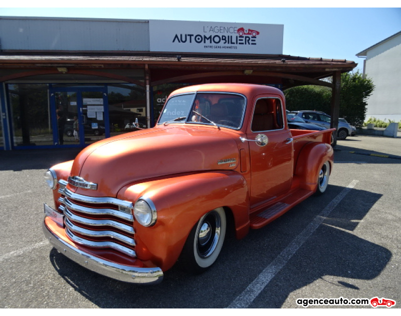 Achat voiture occasion, Auto occasion pas cher | Agence Auto Chevrolet 3100 V8 5.7 L 250  BOITE AUTOMATIQUE 3 vitesses TH350 Orange Année 1950 Automatique Essence