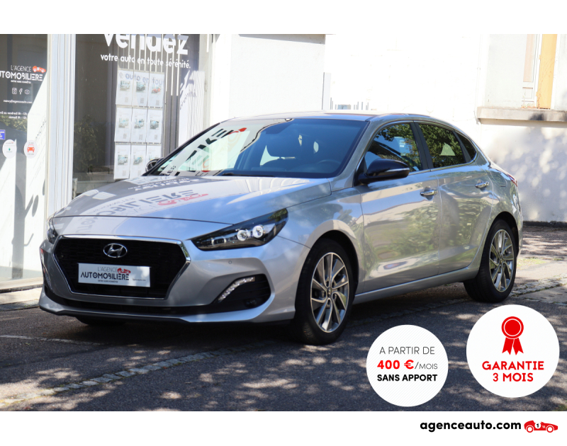 Achat voiture occasion, Auto occasion pas cher | Agence Auto Hyundai i30 Fastback 1.4 T-GDi 140 Creative DCT7 (Carplay,Camera,Radars) Gris Année 2018 Automatique Essence