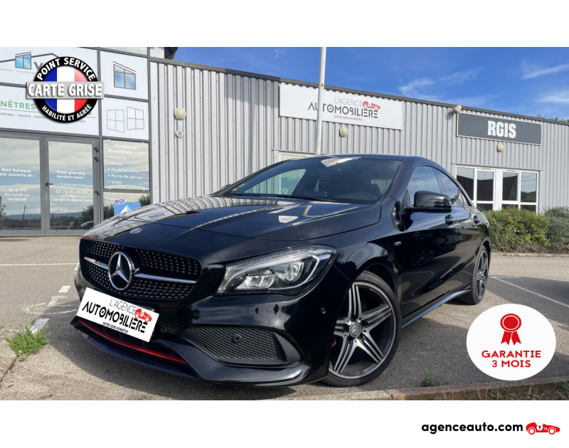 Achat voiture occasion, Auto occasion pas cher | Agence Auto Mercedes Classe CLA Finition SPORT PACK AMG  (117) Coupé Phase 2 250 2.0 i 16V Turbo 7G-DCT 218 cv Boîte auto Noir Année 2016 Automatique Essence