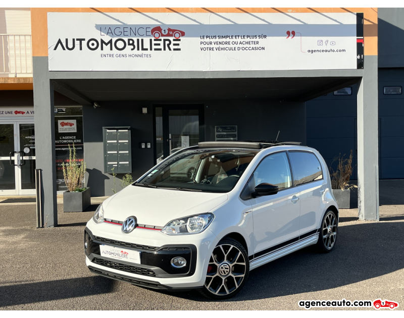 Gebrauchtwagenkauf, Günstige Gebrauchtwagen | Automobilienagentur Volkswagen UP GTi 1.0 TSI 115cv - Toit ouvrant/Caméra/Radar AR Blanc Jahr 2018 Hand-Schaltgetriebe Benzin