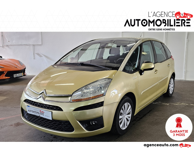 Achat voiture occasion, Auto occasion pas cher | Agence Auto Citroen C4 Picasso 1.6 HDI 110 PACK AMBIANCE BVA -1ere main Or Année 2008 Automatique Diesel