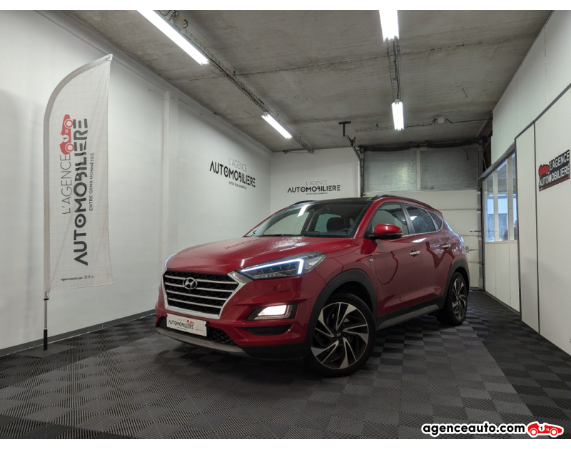 Achat voiture occasion, Auto occasion pas cher | Agence Auto Hyundai Tucson III (2) 2.0 CRDI 185 HTRAC HYBRID EXECUTIVE BVA8 Rouge Année 2019 Automatique Diesel