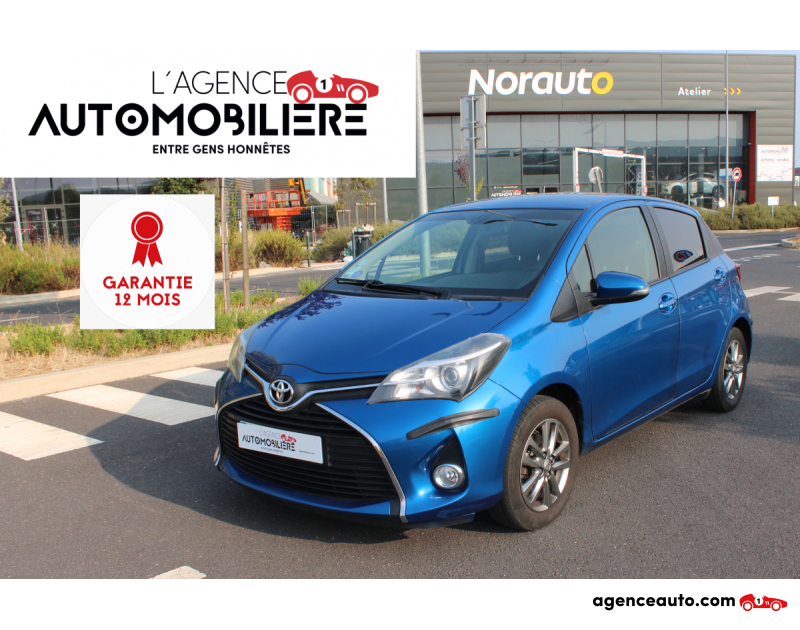 Achat voiture occasion, Auto occasion pas cher | Agence Auto Toyota Yaris 1.3 VVTI 100CH DYNAMIC ( Garantie 12 mois National ) Bleu Année 2016 Manuelle Essence,Bioethanol