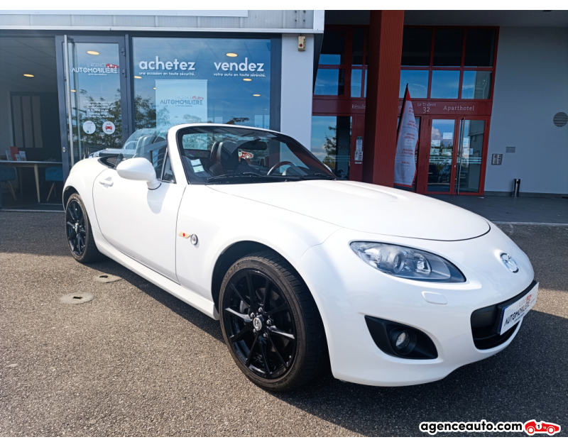 Achat voiture occasion, Auto occasion pas cher | Agence Auto Mazda MX-5 Roadster 2.0 MZR 160cv PERFORMANCE Blanc Année 2011 Manuelle Essence